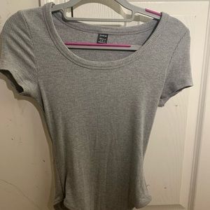 Grey shein bodysuit
